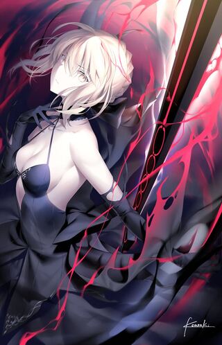 FGO カードスリーブ 光崎 セイバーオルタの通販 れいめい（501697562